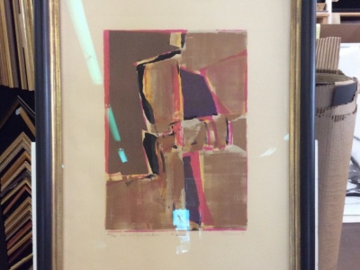 framed abstract