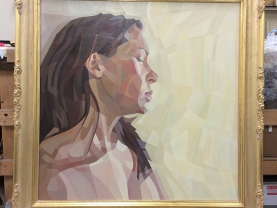 framed portrait