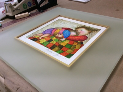 framed portrait
