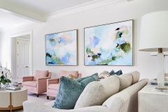 pair of abstract pieces